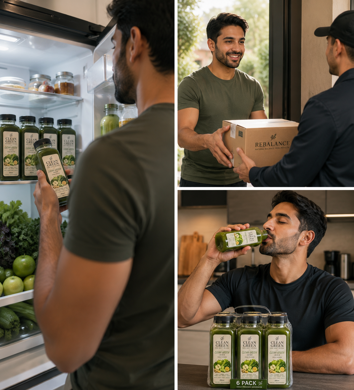 CLEAN GREEN - 6 pack              Anti Inflammatory Detox