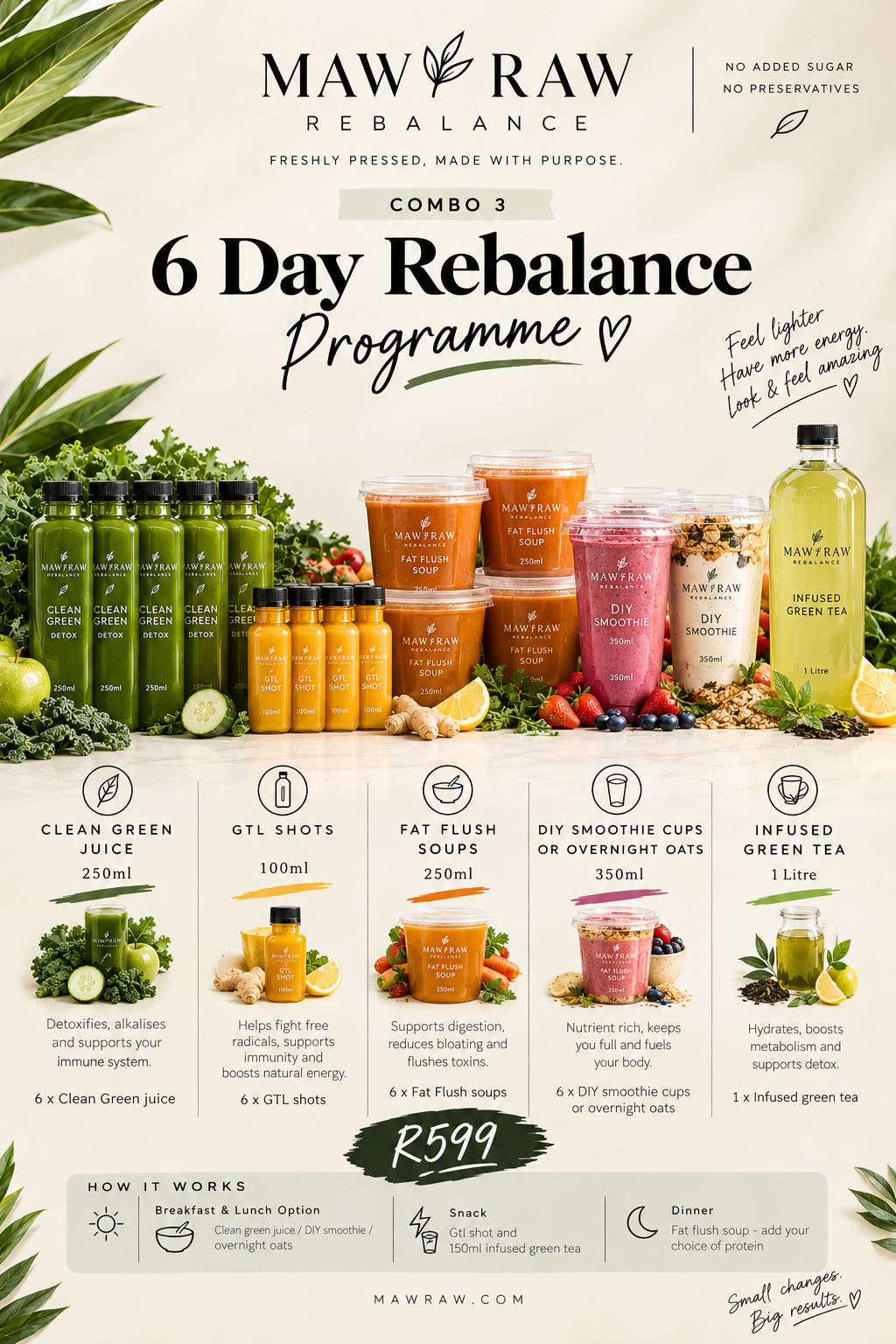 6 Day Rebalance Programme