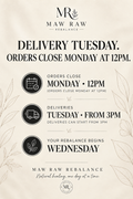 Order & Delivery Notice